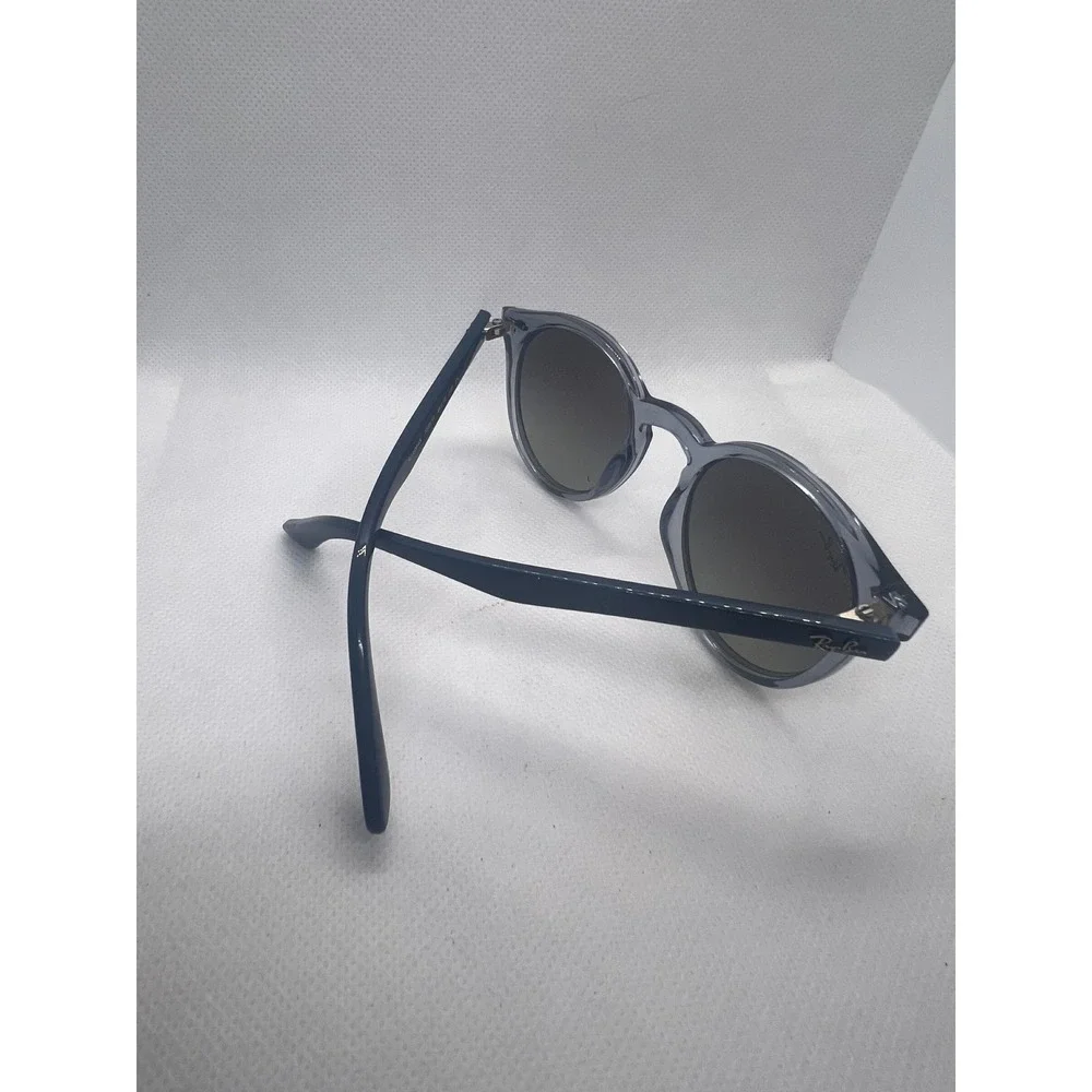 Ray-Ban RJ9064S 7050/11 Junior Round Sunglasses Blue Grey 44mm